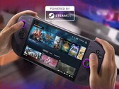 配备 SteamOS 的联想Legion Go S 为紫色，没有可拆卸控制器。