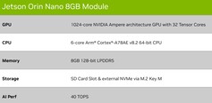 Nano 8GB。(图片来源：Nvidia)