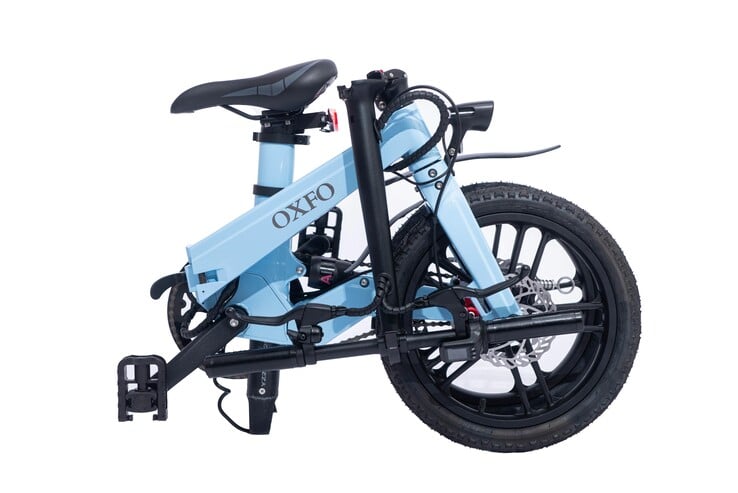 Oxfo OX1可折叠电动自行车（图片来源：Oxfo）。
