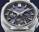 精工新款 Astron HAB001 采用棱角分明的钛金属表壳、冰蓝色纹理表盘和 GPS 太阳能机芯。
