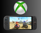 Switch 2 控制台上方的 Xbox 徽标（图片来源：微软 Xbox Gaming、任天堂美国公司）
