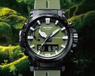 卡西欧 Pro Trek PRW-61ANS-3 和 PRG-340ANS-3 手表与老款 PRW-61Y-3 手表（如图）一样，均为卡其色。(图片来源：卡西欧）