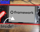 TommyB 使用 Framework 笔记本电脑主板制作游戏掌上电脑（图片来源：TommyB on YouTube）