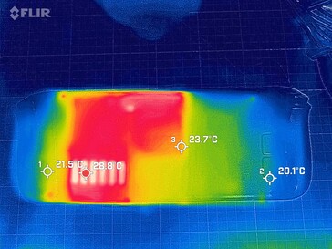 闲置模式下的 Steam Deck OLED - 背面