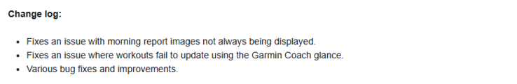 Garmin Venu 3 和 vivoactive 5 智能手表 14.05 测试版的发布说明。(图片来源：Garmin）