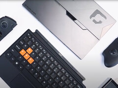 配有可拆卸键盘和控制器的 OneXPlayer X1 Air。(图片来源：One-Netbook）