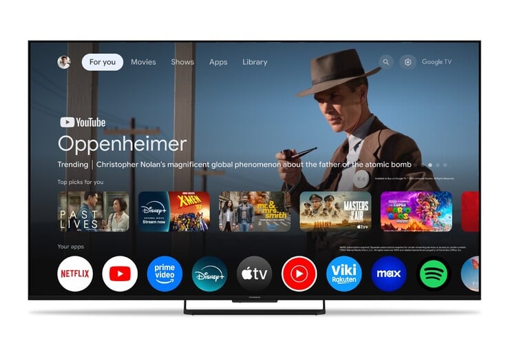 75 英寸汤姆逊 MG7C15 MiniLED 谷歌电视。(图片来源:汤姆逊)