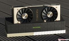 Nvidia的上一款RTX Titan卡是基于图灵架构的。(来源：Notebookcheck) 