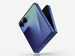 Galaxy 图为蓝影色 Z Flip 7。