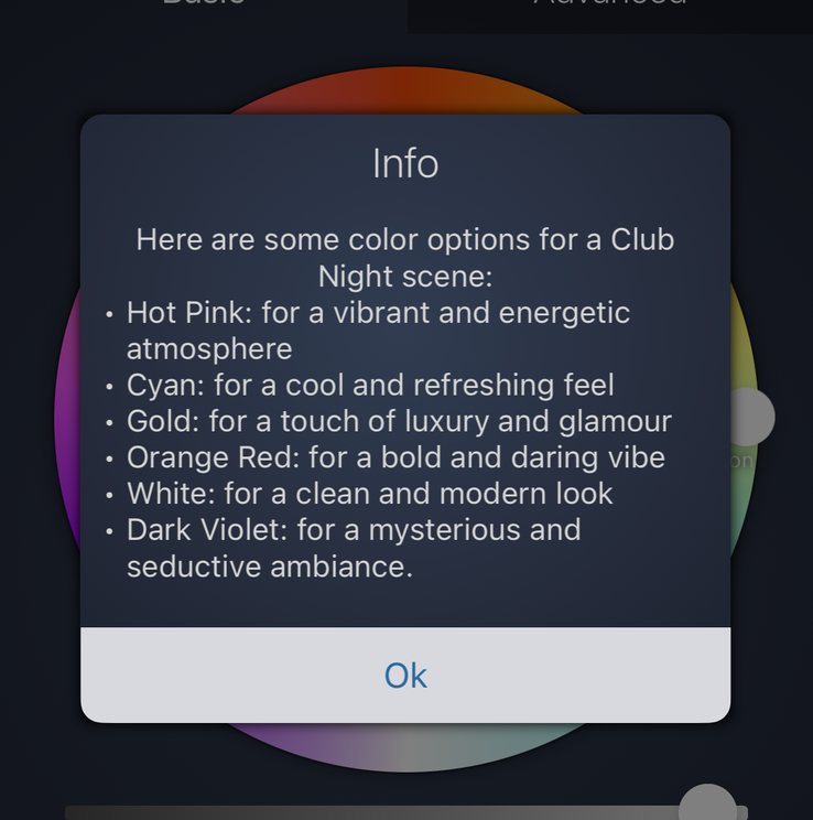 iConnectHue 人工智能生成的魔幻场景描述示例。(图片来源:iConnectHue)