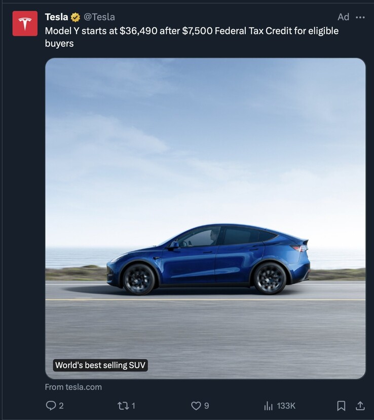 特斯拉 Model Y 的新广告聚焦价格和受欢迎程度