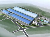 中国新建 10 GWh 固态电池工厂（效果图：Judian/SCMP)