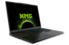 移动 RTX 4080 和移动 RTX 5080 之间的代际飞跃是我们所期望的，没有任何 DLSS 升频功能（图片来源：Schenker）。