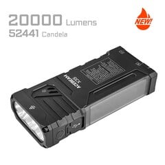 Acebeams X35 配备侧灯和三颗强力前置 LED 灯。
