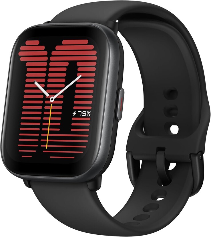 Amazfit Active 午夜黑智能手表。(图片来源：Tiendamia）