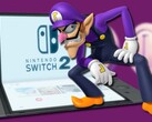 关于任天堂Switch 2的一个频繁的传言是，它可能会配备一个双显示器。(图片来源：任天堂/gameranx - 编辑）