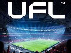 UFL 足球比赛横幅（图片来源：索尼 PlayStation，有删改）