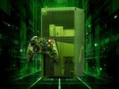 图中展示的是Xbox Series X 25周年纪念版主机