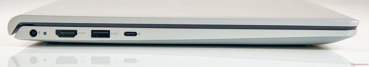 左:DC 输入、HDMI 1.4 输出(1080p 60 Hz)、USB 3.2 Gen1 Type-A、USB 3.2 Gen1 Type-C(全功能)