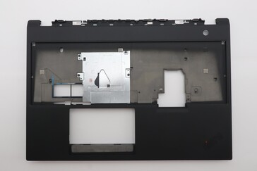 作为 ThinkPad P16 Gen 3 掌托一部分的镁合金框架。