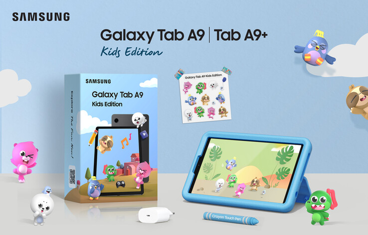 三星Galaxy Tab A9 儿童版。(图片来源：三星）