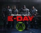 Xbox独占游戏《战争机器：E-Day》的宣传横幅