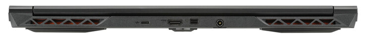 背面USB 3.2 Gen 2 (USB-C)、HDMI、Mini DisplayPort 1.4、电源端口
