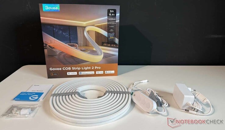 Govee COB 灯带 2 Pro 的包装内容