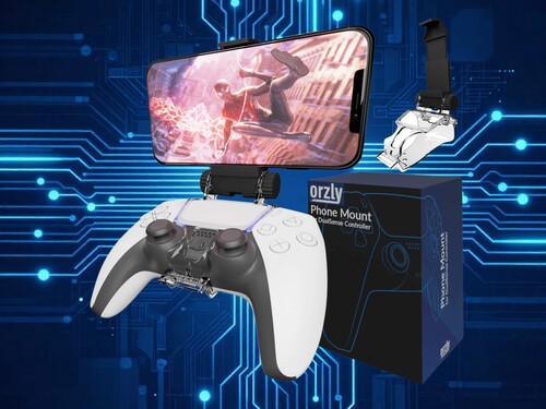 所示为 Orzly PS5 控制器手机安装夹