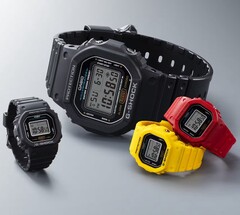 G-Shock Nano 与普通 DW-5600 的对比（图片来源：卡西欧）