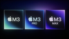 Apple 发布 M3 系列芯片，有望提高性能和效率。（来源： )Apple