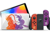 新的口袋妖怪猩红和紫罗兰版Switch OLED。(来源：任天堂)