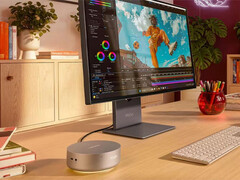 与同类产品不同，Yoga Mini i Gen 11 采用了圆形设计。