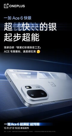 OnePlus 王牌 6 快银版。(图片来源：OnePlus）