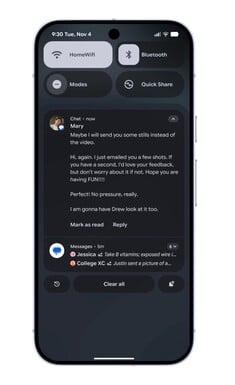 现在可通过人工智能汇总较长的推送通知