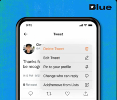 以下是Twitter的编辑推文按钮的样子(图片来自Twitter)