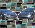 HW3 特斯拉 Model S 与 HW4 特斯拉 Model Y 的对比显示出惊人的视觉差异。(图片来源：AI DRIVR - 已编辑）