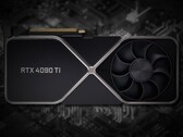 据报道，Nvidia RTX 40系列板卡比RTX 30 GPU带来了巨大的性能改进。(图片来源。Nvidia (mocked up 3090)/Unsplash - Daniel R Deakin)