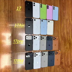 Apple传闻中的 iPhone 17 系列发布时的所有颜色。(图片来源：Majin Bu - 已编辑）