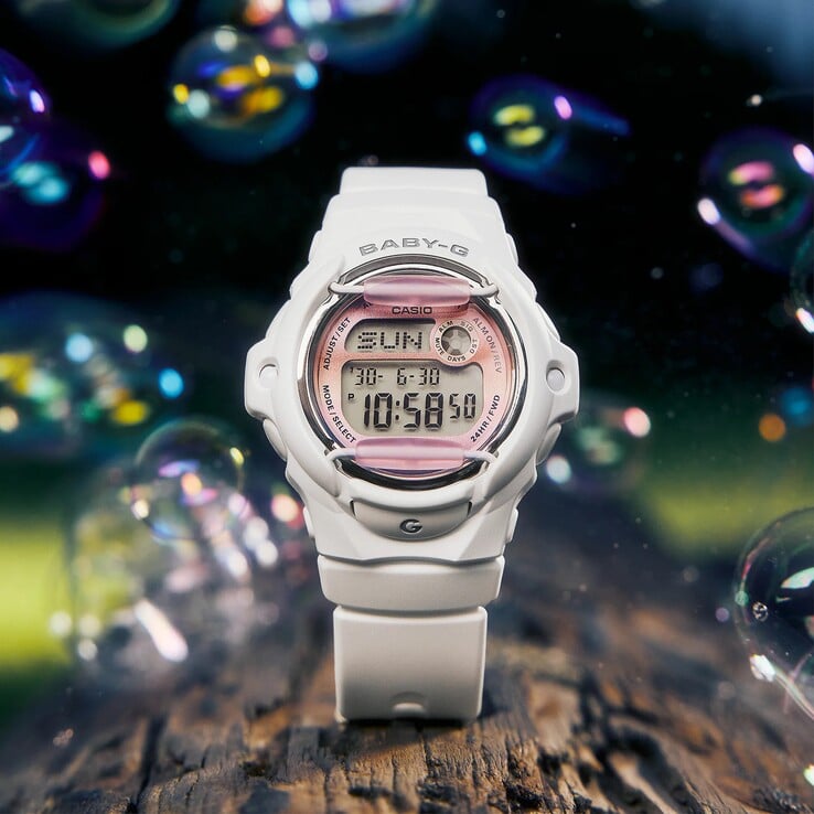 卡西欧 BG-169GD-7 具备 200 米（20 巴）的防水性能