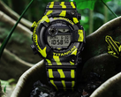 以森林为背景的卡西欧 Frogman GW-8200TPF-1JR "毒镖"(如图)。(图片来源:卡西欧日本)
