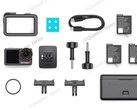 大疆 Osmo Action 5 Pro 将配备 3 块电池，用于长时间拍摄。(图片来源：@Quadro_News via Twitter/X）