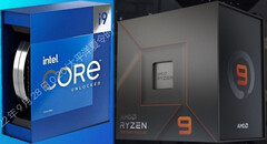 英特尔酷睿i9-13900K和AMD Ryzen 9 7950X是当前处理器中的佼佼者。(图片来源。英特尔（VideoCardz）/AMD--已编辑)