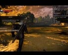 Witcher 3 在 MacBook Pro M1 Max 上通过 Crossover 和 Game Porting Toolkit 3.0 在 macOS 26 Tahoe 上运行。(图片来源：YouTube 上的 Blendlogic Tech）