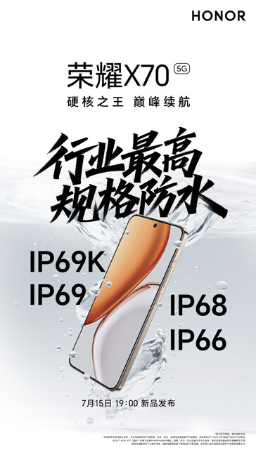 ......以及众多耐用性评级。（来源：Honor via Weibo）