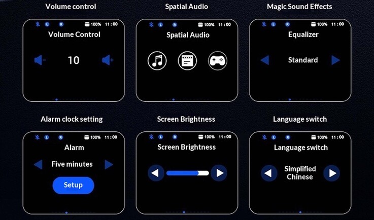 可直接在显示屏上进行各种设置