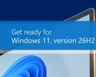 微软发布的官方宣传横幅,宣布即将推出的 Windows 11 26H2 版本。