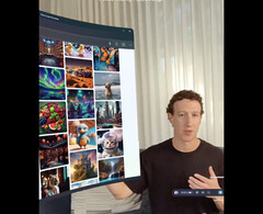 Meta 首席执行官马克-扎克伯格（Mark Zuckerberg）谈论Apple Vision Pro，使用 Quest 3 的混合现实直通系统录制（图片：@zuck / Instagram）。