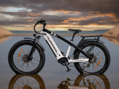 GMC HUMMER EV AWD电动自行车的峰值功率为2400W。（图片来源：Recon Power Bikes）。