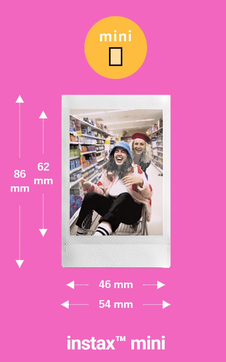 Instax mini 41 使用 Instax Mini 即拍型胶片。(图片来源：富士胶片）
